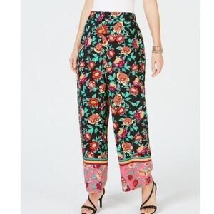 THALIA SODI Floral Print Wide Leg Pants